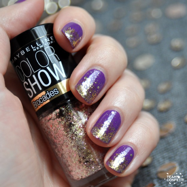 Nails of the week: glitter all the way