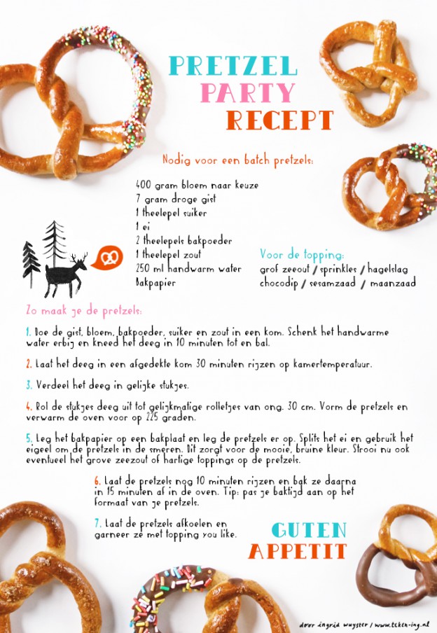 Recept: pretzel party.