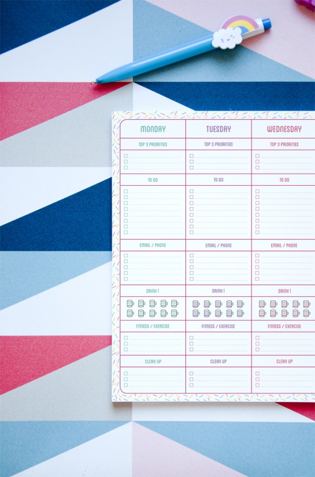 Nu te koop: de TC weekly planner!