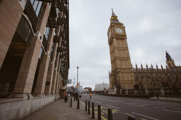 Een ochtendwandeling door een verlaten Londen.