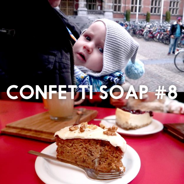 Confetti Soap #8: Taart & een nieuwe baby-prutjes-machine.