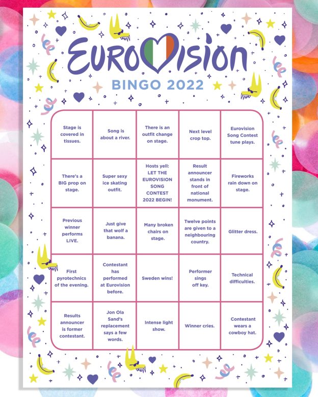 EUROVISION BINGO 2022