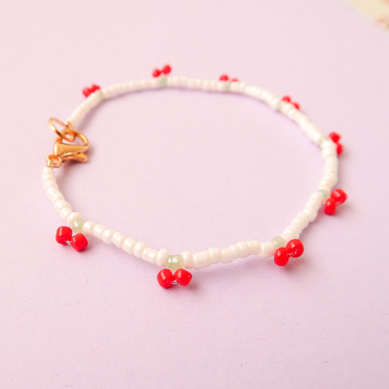 cherry bracelet