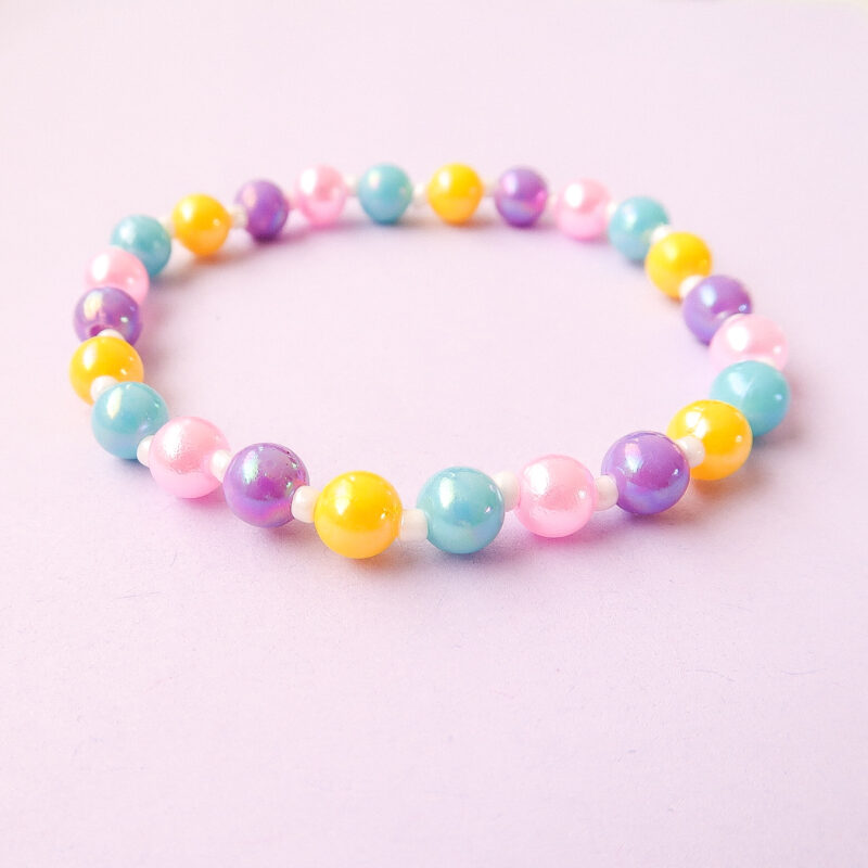 pearl bracelet - rainbow - Afbeelding 2