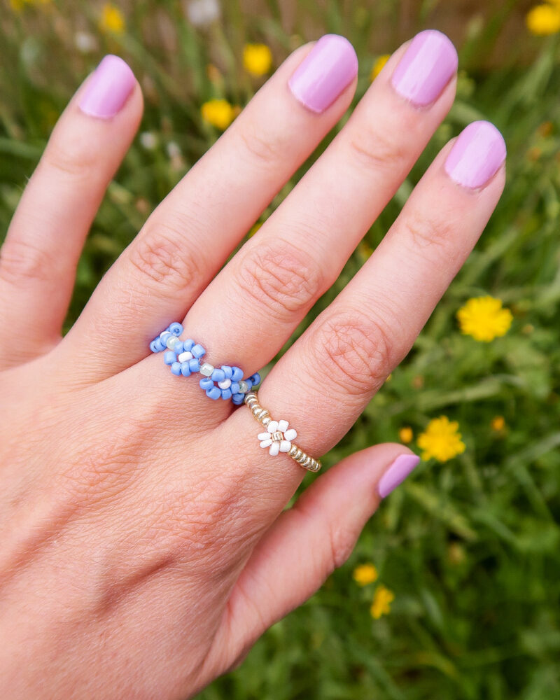 daisy ring - multi blue - Afbeelding 2