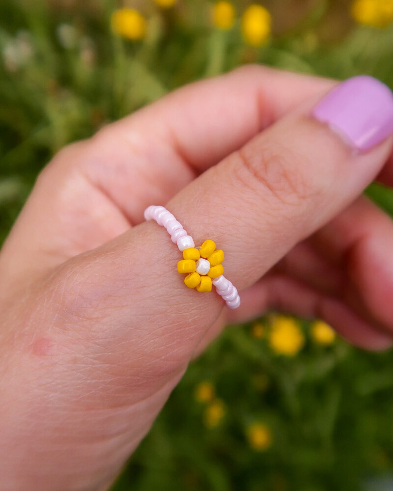 daisy ring - sunshine yellow - Afbeelding 3