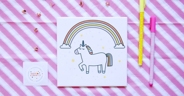 Unicorn tegel in de TC webshop!