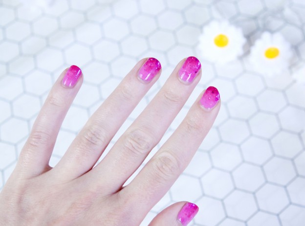 Easy peasy ombre roze nagels diy!