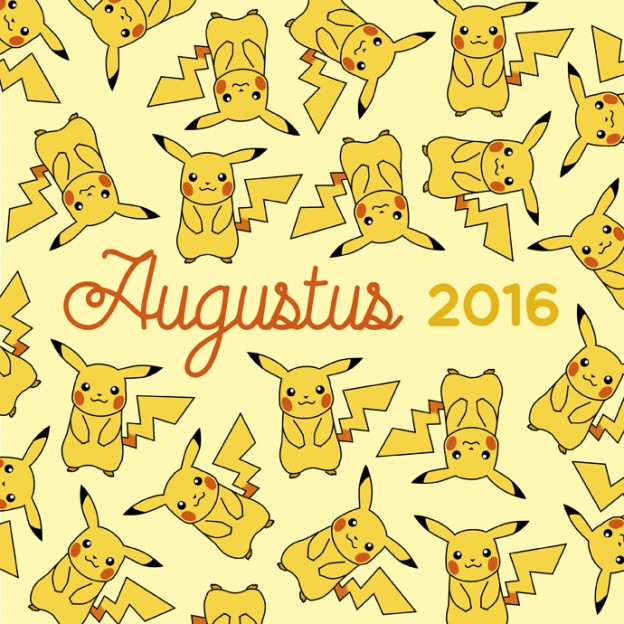 Free printable maandplanner augustus 2016!