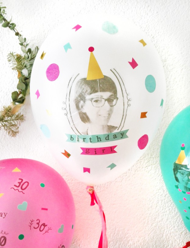 DIY gepersonaliseerde feestballonnen + printable!