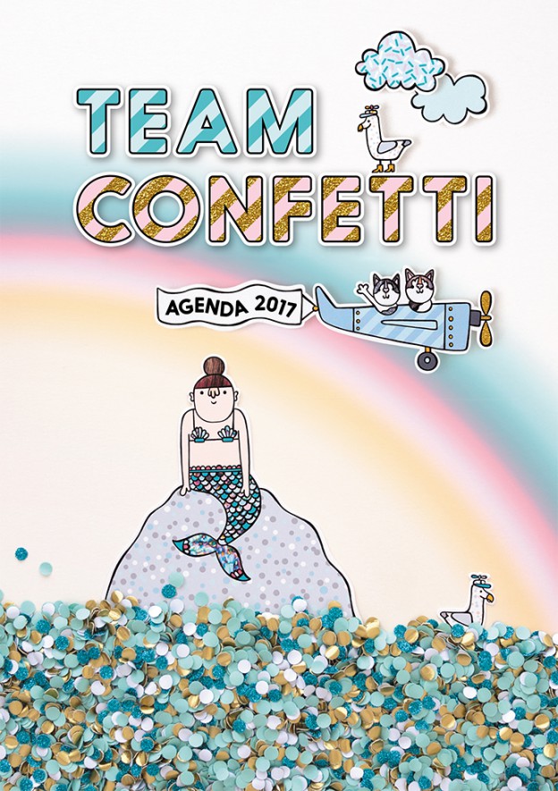 Team Confetti agenda 2017 in de SALE!