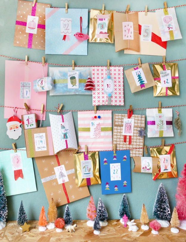 Printable Adventskalender – aftellen naar kerst…